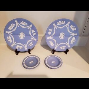 Wedgwood Blue and White Plates
